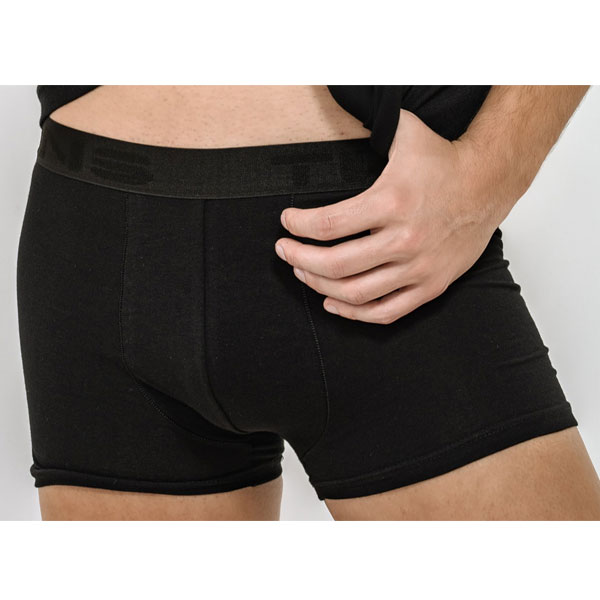 Μπόξερ εφαρμοστό μαύρο με λάστιχο 610