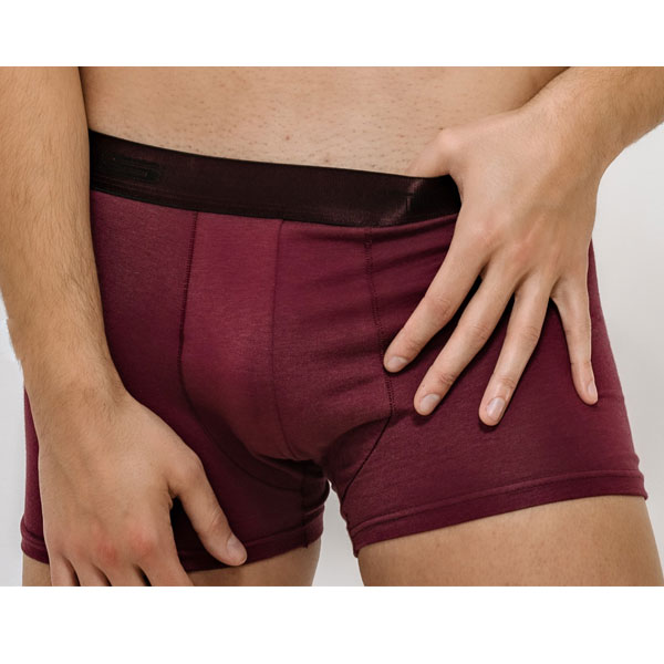 Μπόξερ εφαρμοστό μπορντό με λάστιχο 610