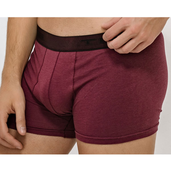 Μπόξερ εφαρμοστό μπορντό με λάστιχο 610