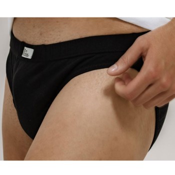 Σλιπ μαύρο εφαρμοστό με λάστιχο 132