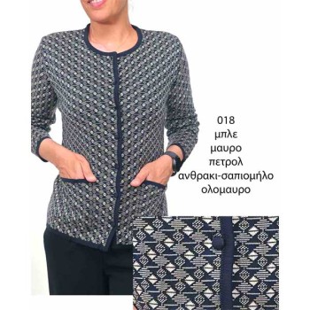 Γυναικεία ζακέτα με σχέδιο